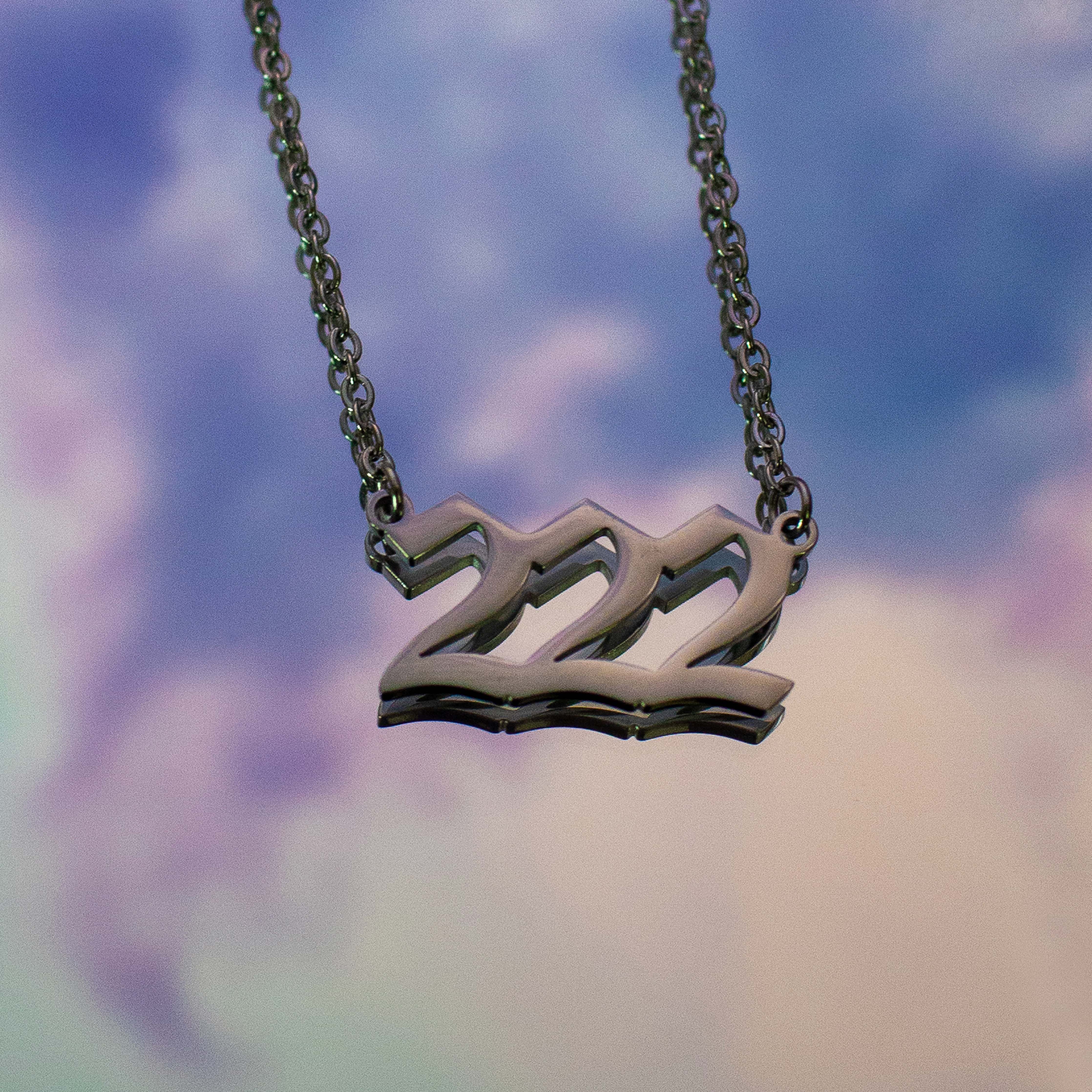 Angel number necklace