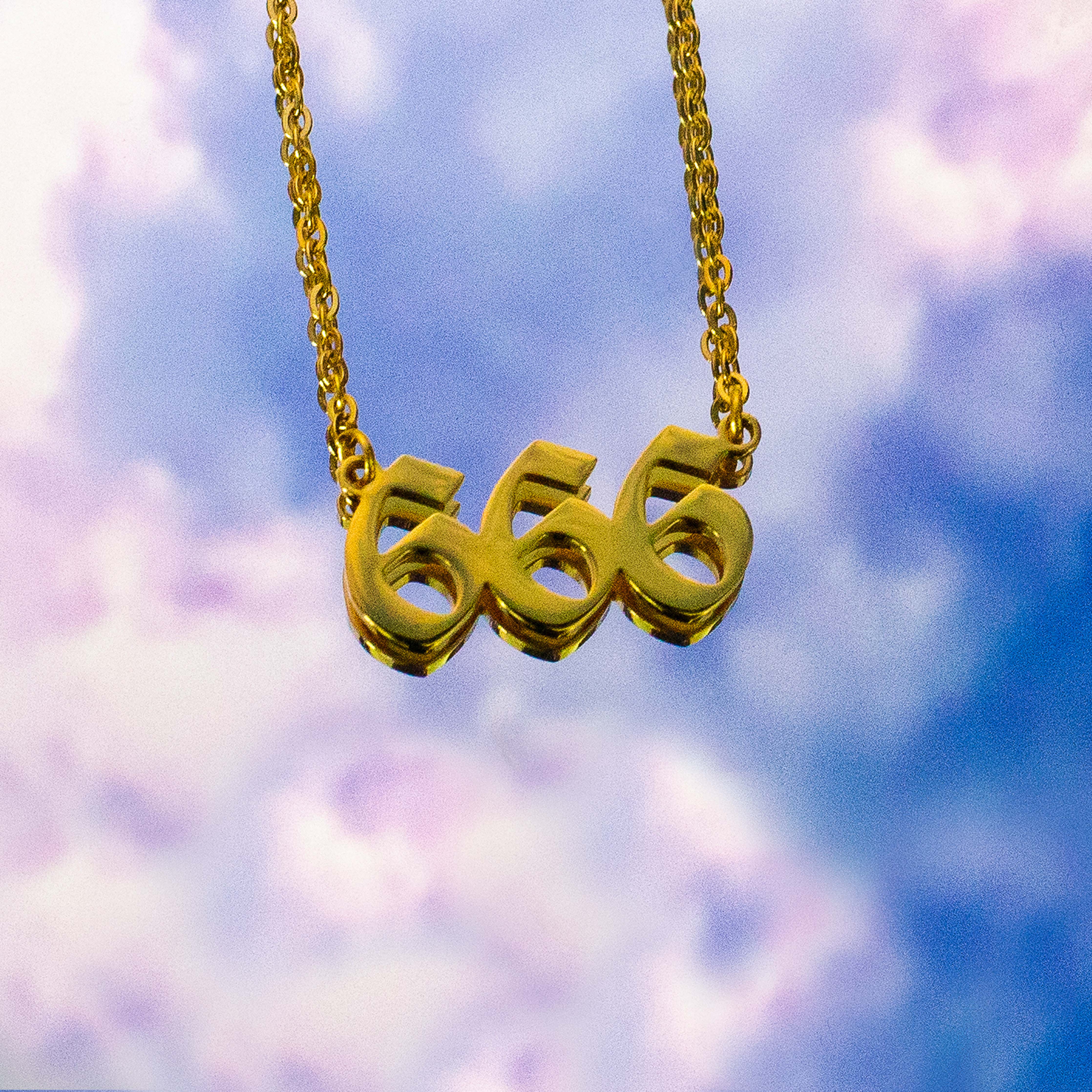 Angel number necklace